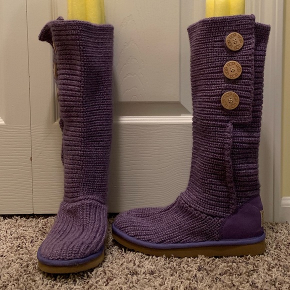UGG Shoes - NWOT Purple Knit UGGS